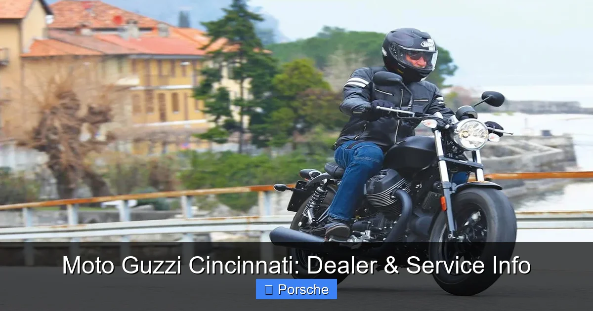 Moto Guzzi Cincinnati: Dealer & Service Info