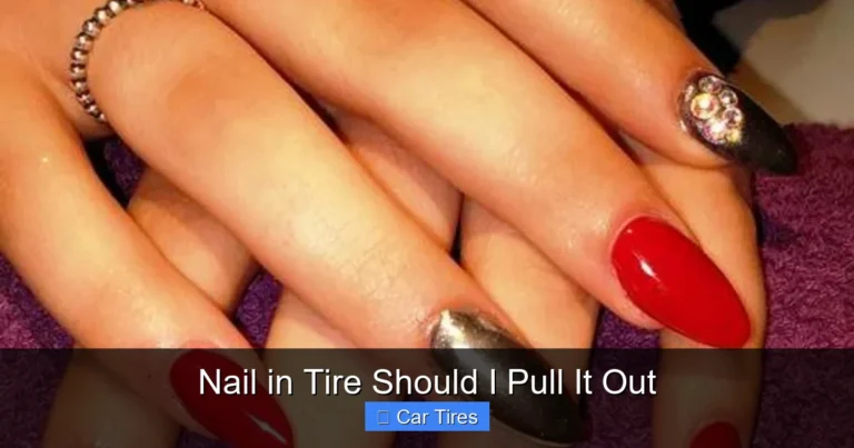 Nail in Tire Should I Pull It Out