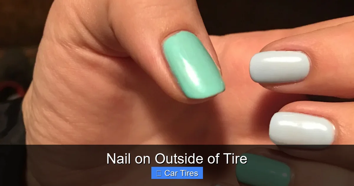 Nail on Outside of Tire