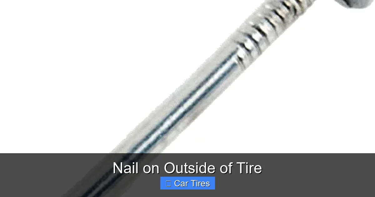 Nail on Outside of Tire