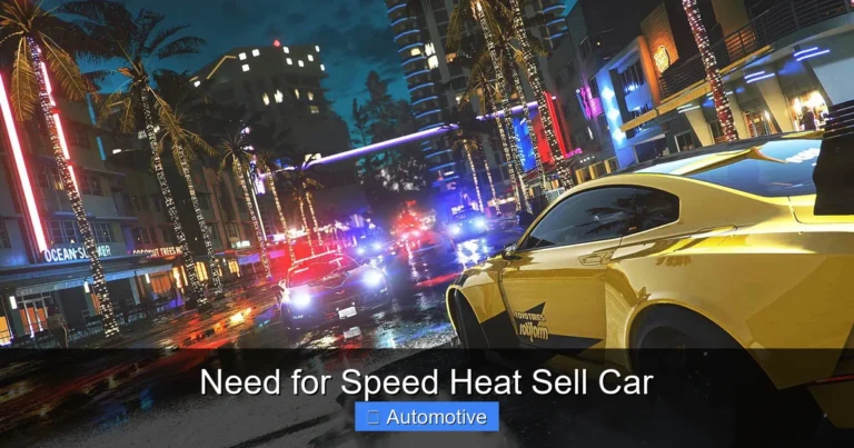 Need for Speed Heat Sell Car