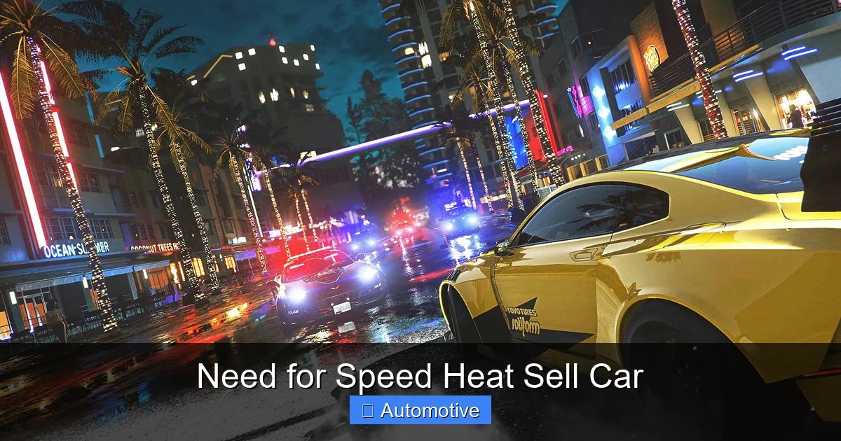 Need for Speed Heat Sell Car