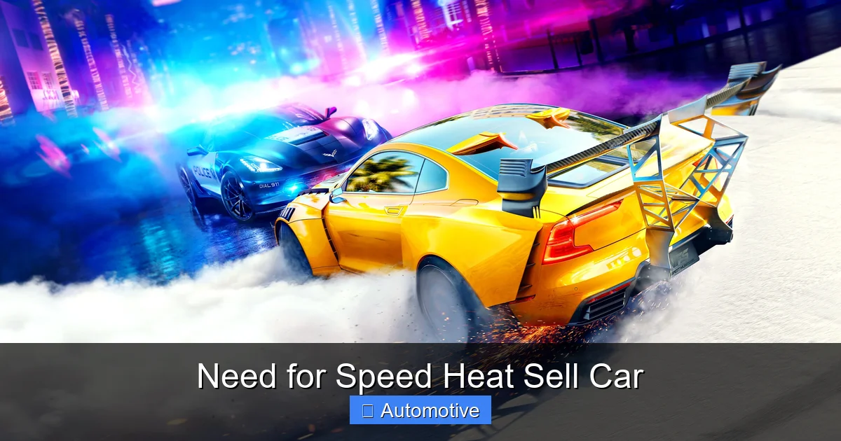 Need for Speed Heat Sell Car
