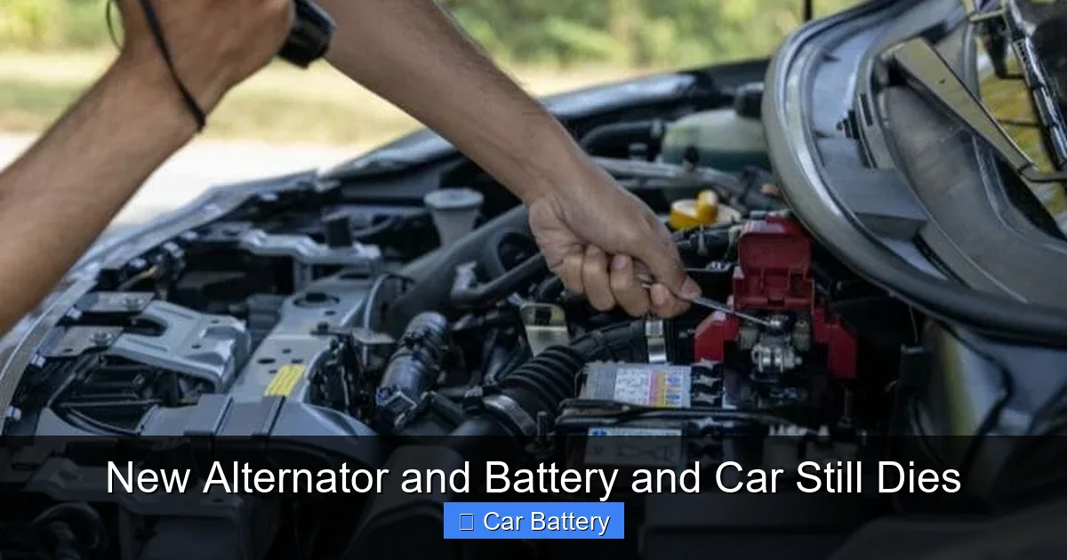 New Alternator and Battery and Car Still Dies