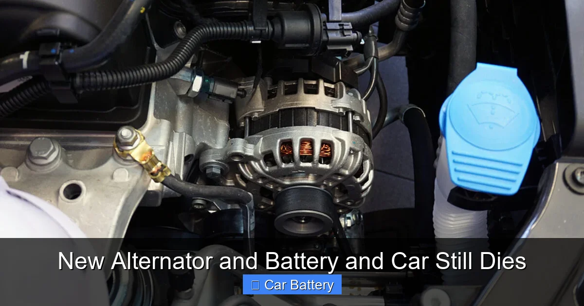 New Alternator and Battery and Car Still Dies