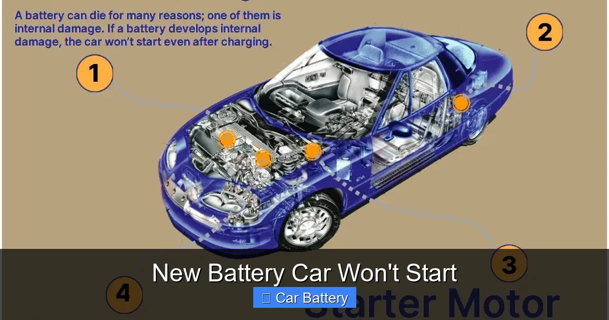 New Battery Car Won't Start