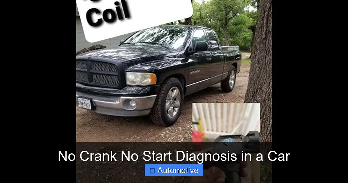 No Crank No Start Diagnosis in a Car