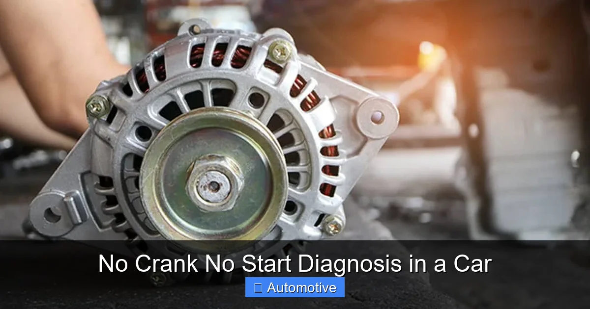 No Crank No Start Diagnosis in a Car