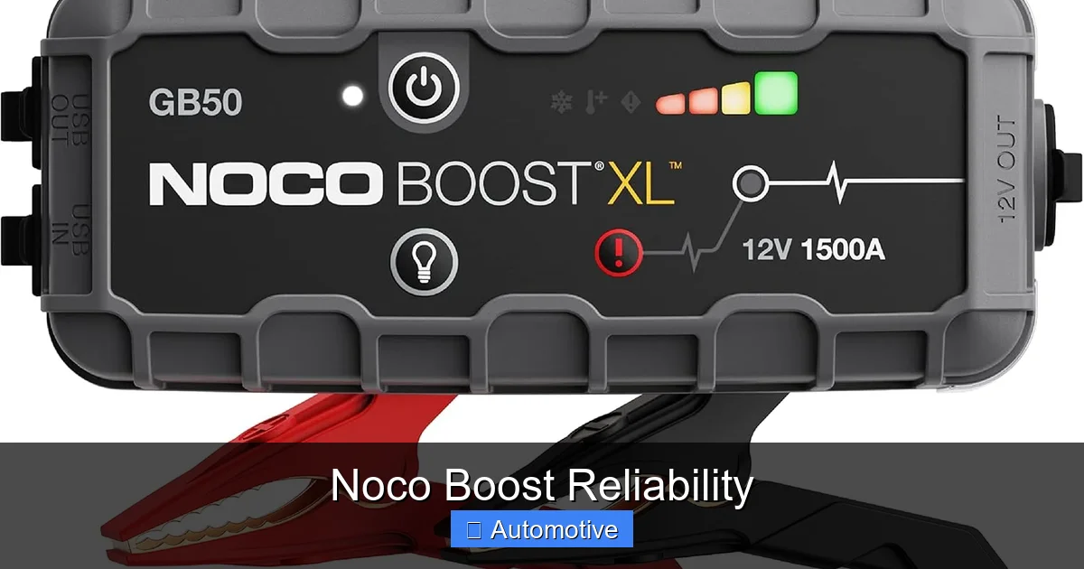 Noco Boost Reliability
