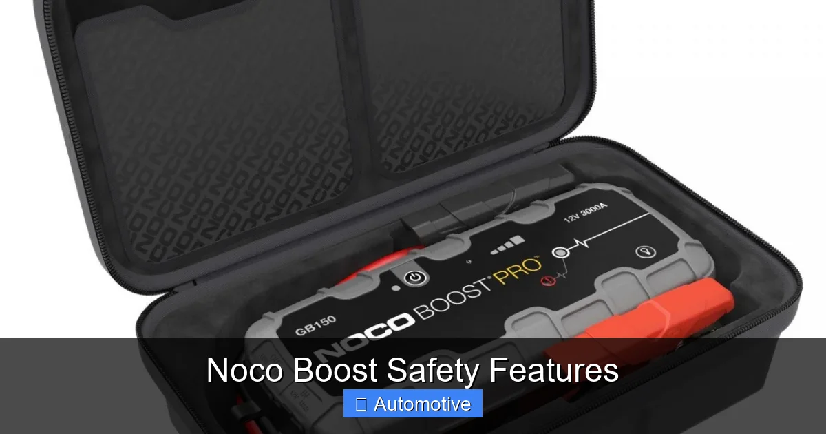 Noco Boost Safety Features