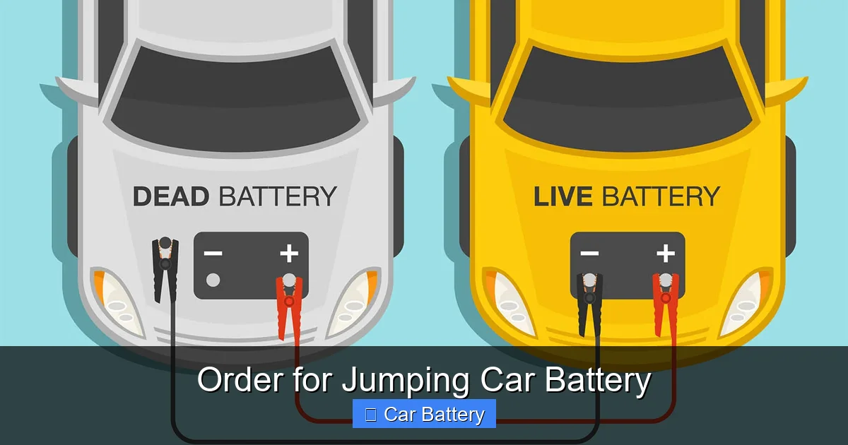 Order for Jumping Car Battery