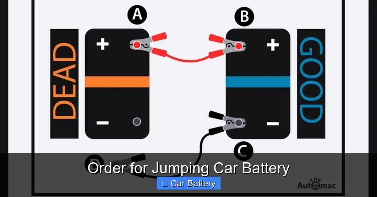 Order for Jumping Car Battery