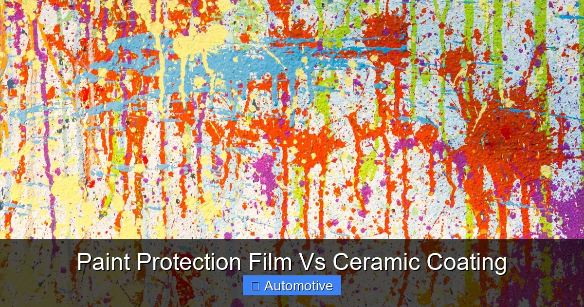 Paint Protection Film Vs Ceramic Coating