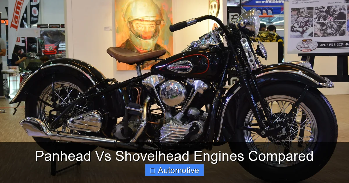 Panhead Vs Shovelhead Engines Compared