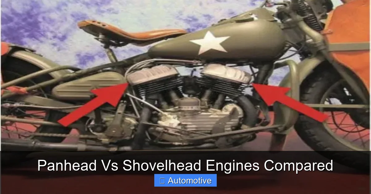 Panhead Vs Shovelhead Engines Compared