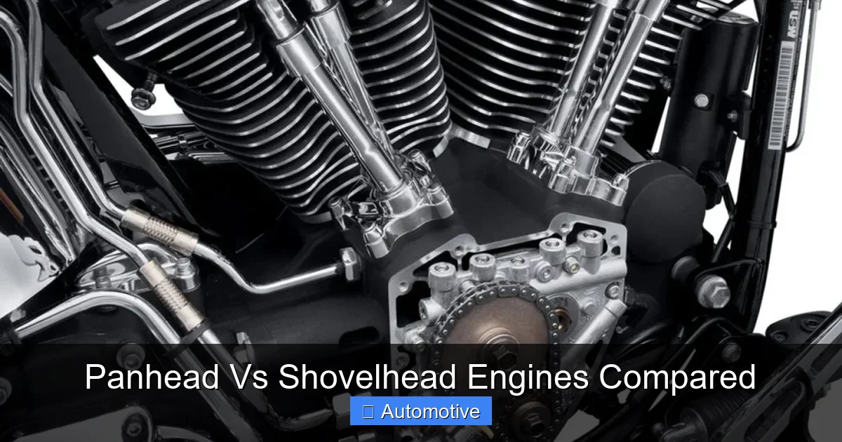 Panhead Vs Shovelhead Engines Compared