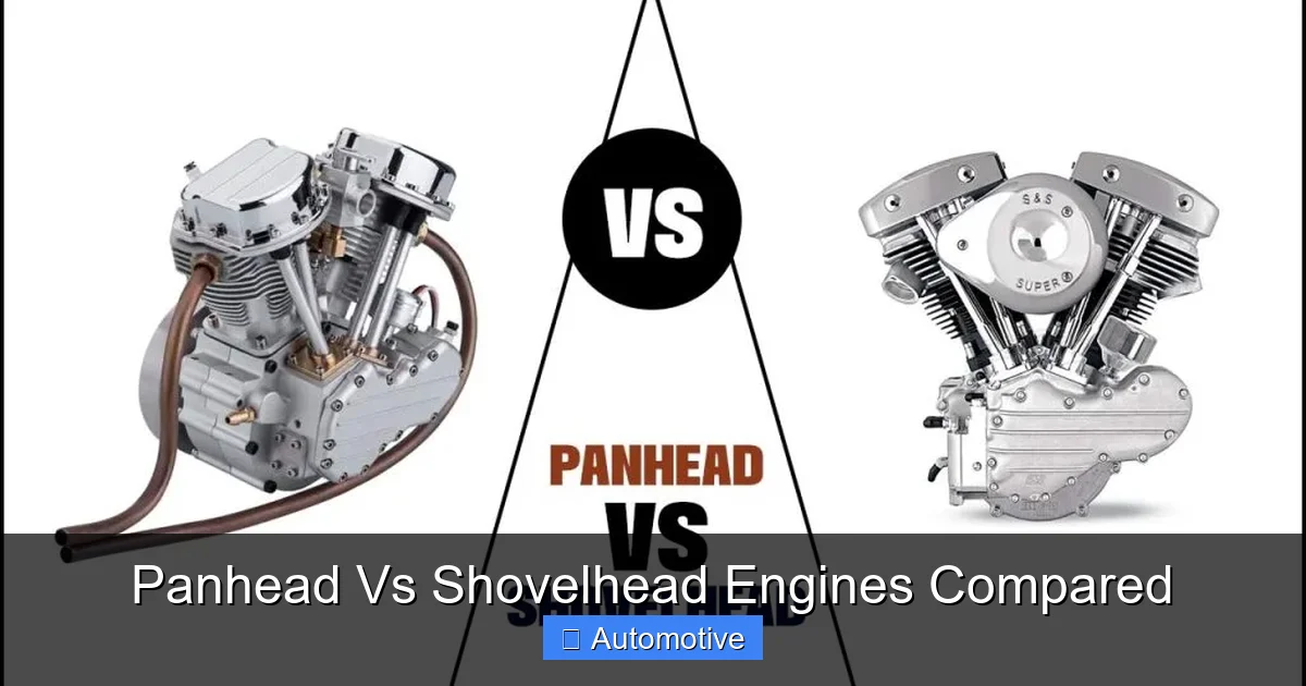 Panhead Vs Shovelhead Engines Compared