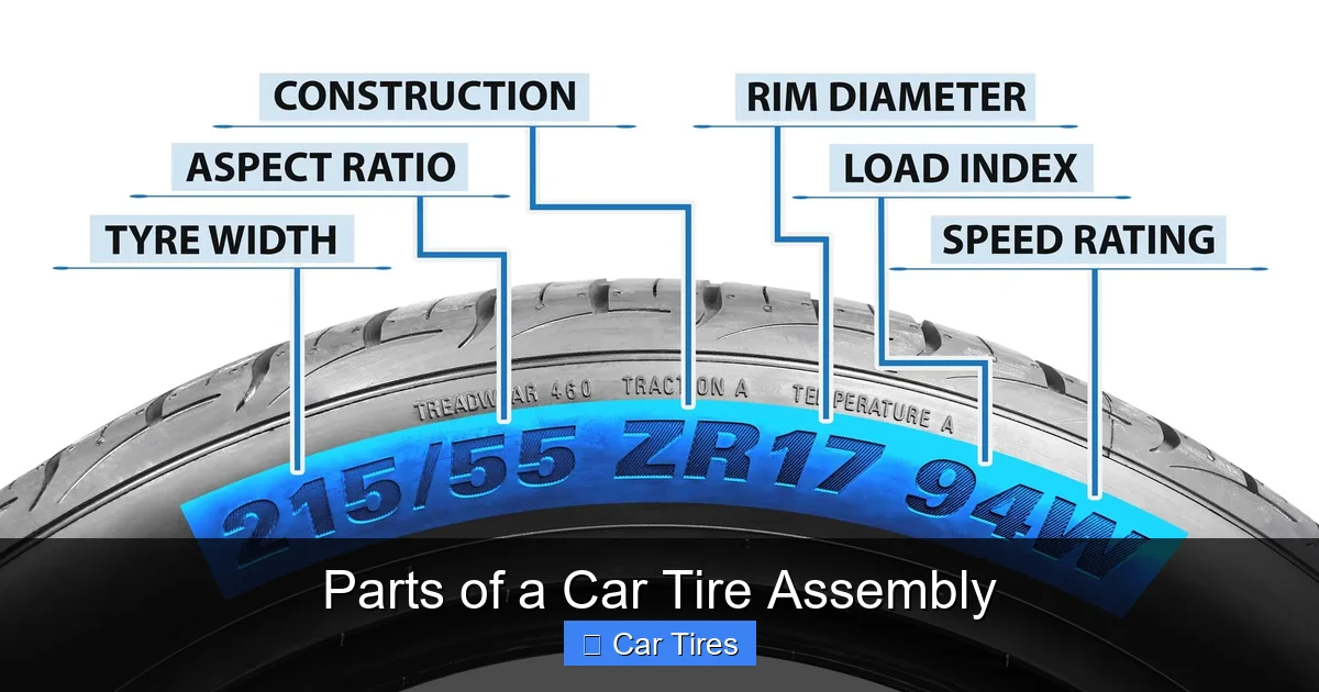 Parts of a Car Tire Assembly