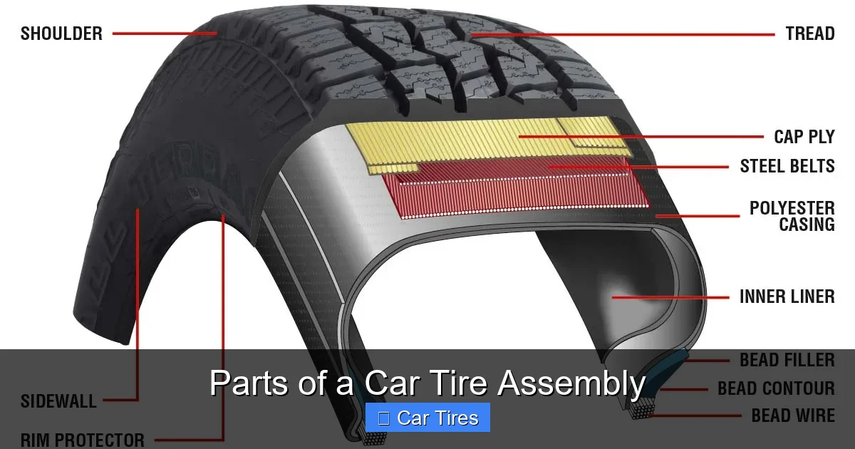 Parts of a Car Tire Assembly