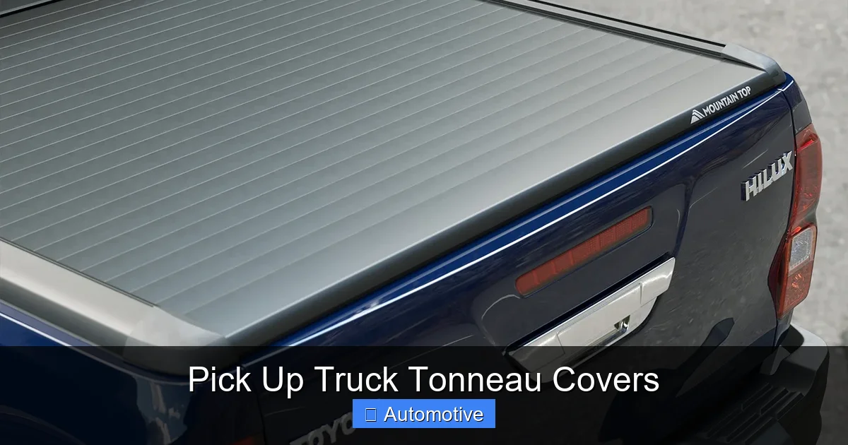 Pick Up Truck Tonneau Covers