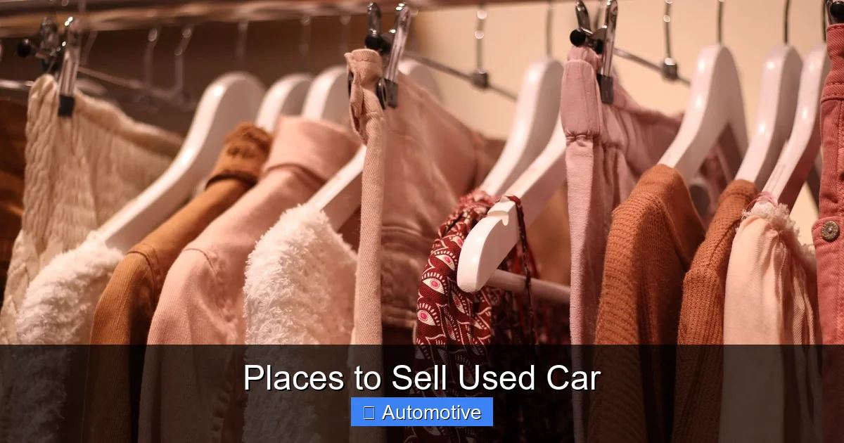 Places to Sell Used Car