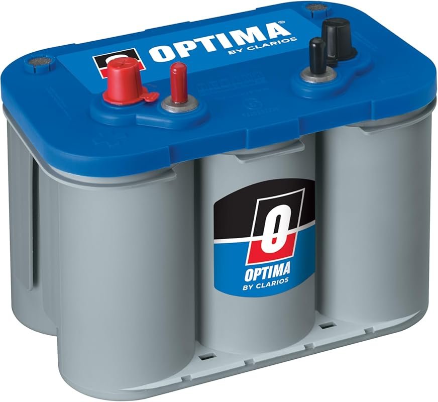 OPTIMA D34M BlueTop dual-purpose AGM battery for boats and RVs with 75