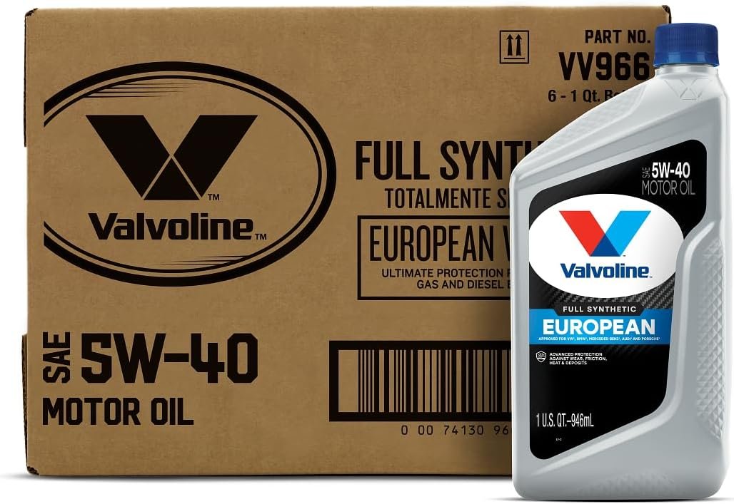 Valvoline Full Synthetic 5W-40 Motor Oil for Mercedes Sprinter Diesel