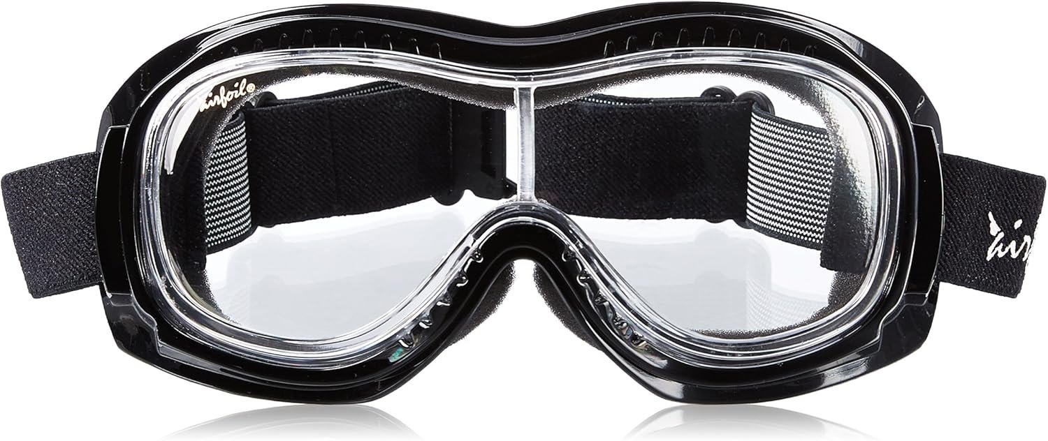 Pacific Coast Airfoil Padded Riding Goggles for Motorcycle Use with Pr