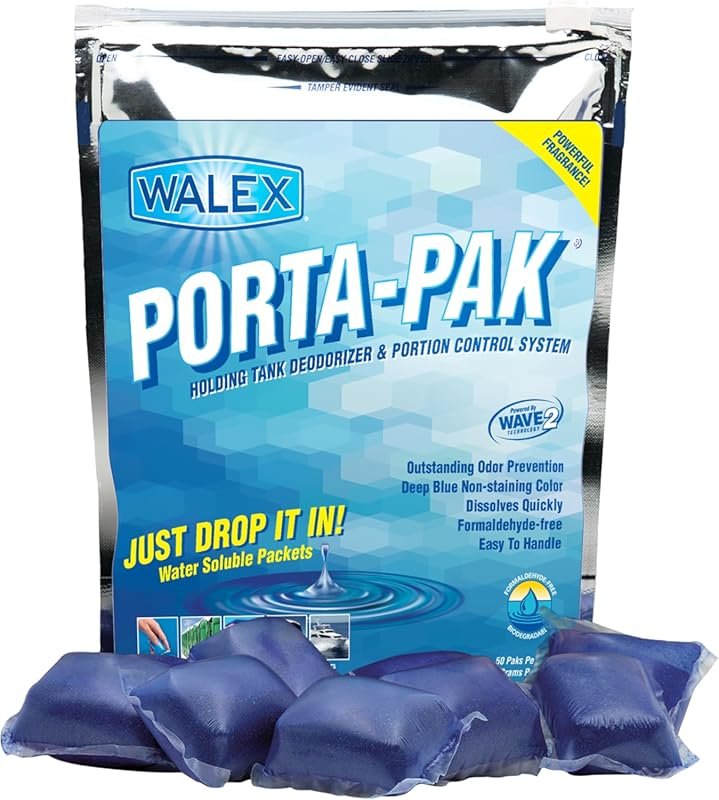 Walex Porta-Pak Drop-Ins: Breaks Down Waste and Paper, Formaldehyde-Fr
