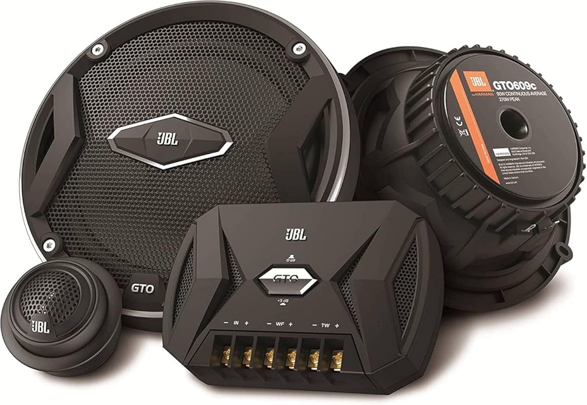 JBL GTO609C 6.5-Inch Component Car Speaker System features 270-watt po