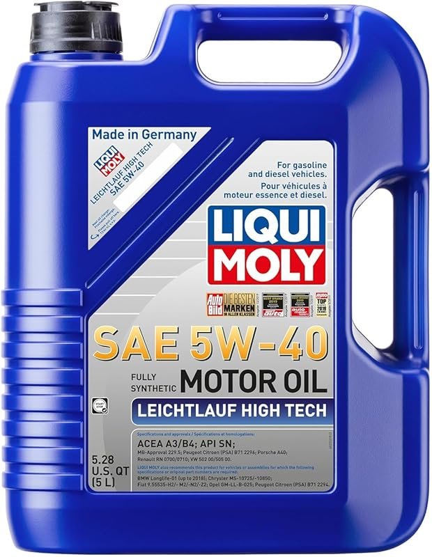 Liqui Moly Fully Synthetic SAE 5W-40 Motor Oil for Mercedes Sprinter D