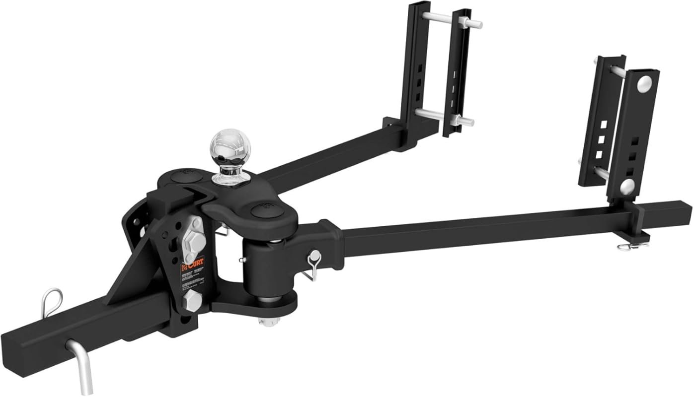 CURT TruTrack Weight Distribution Hitch with Sway Control, 10K GTWR, 2