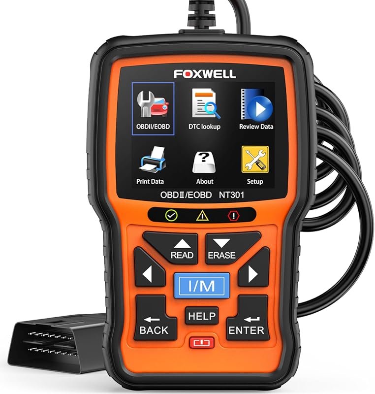 FOXWELL NT301 OBD2 Scanner Provides Live Data and Professional Diagnos