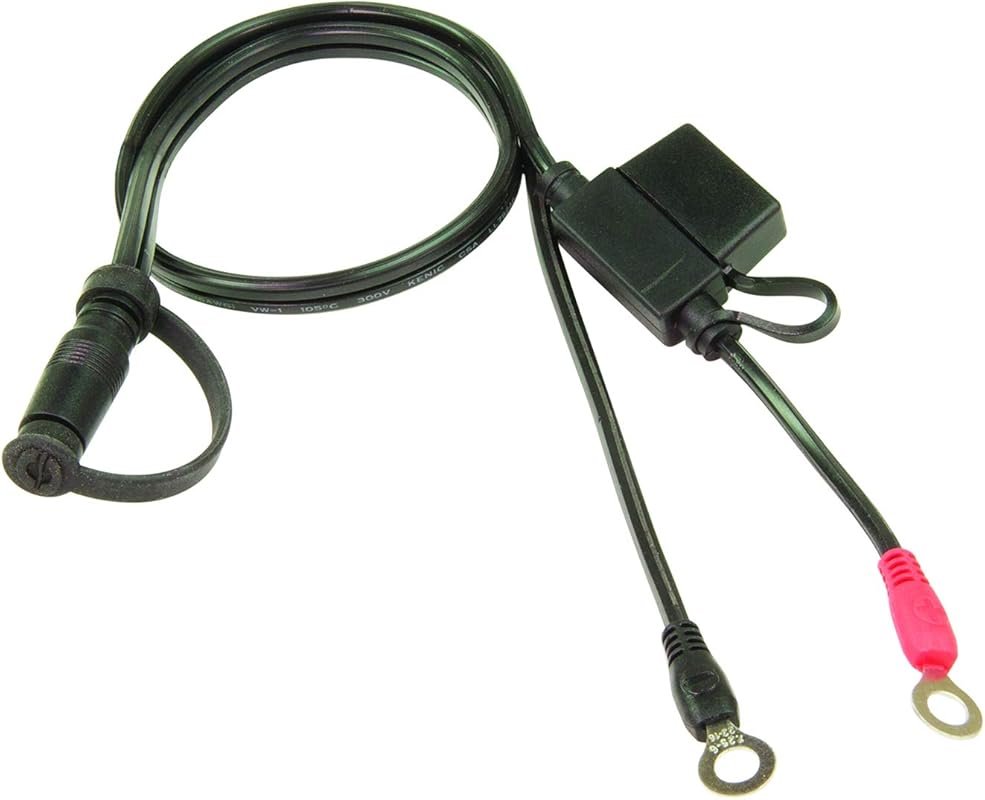 Optimate Weatherproof Battery Lead for Heated Apparel and Motorcycle B
