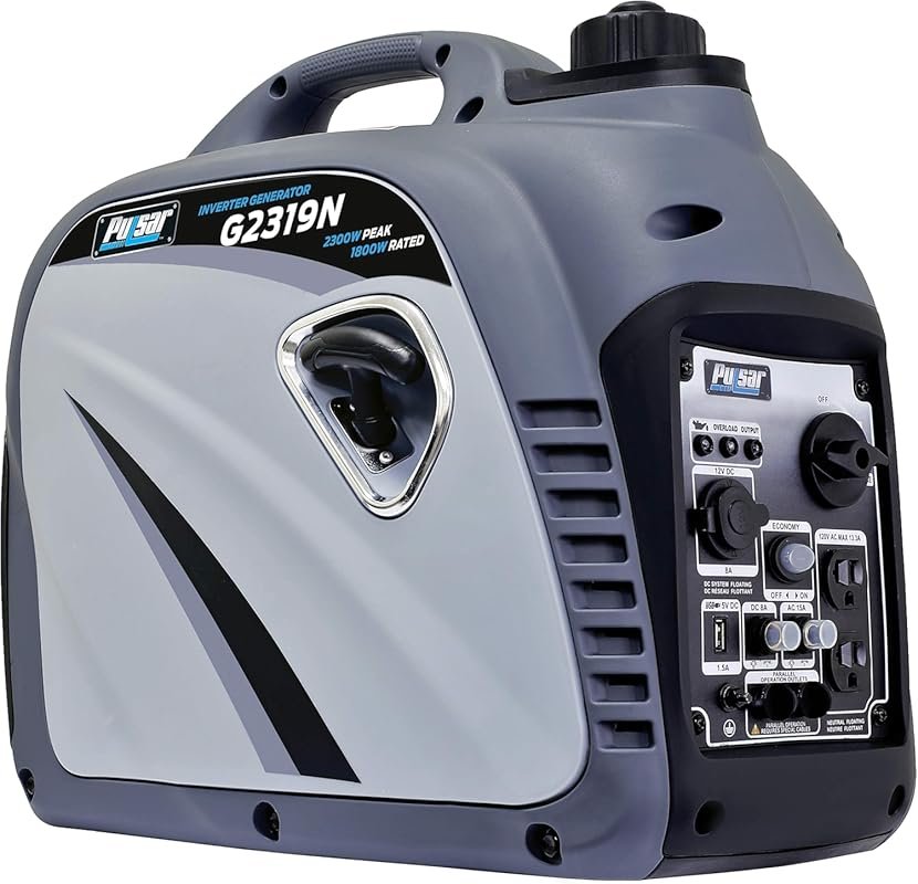 Pulsar 2300W Quiet Inverter Generator with USB and Parallel Capability