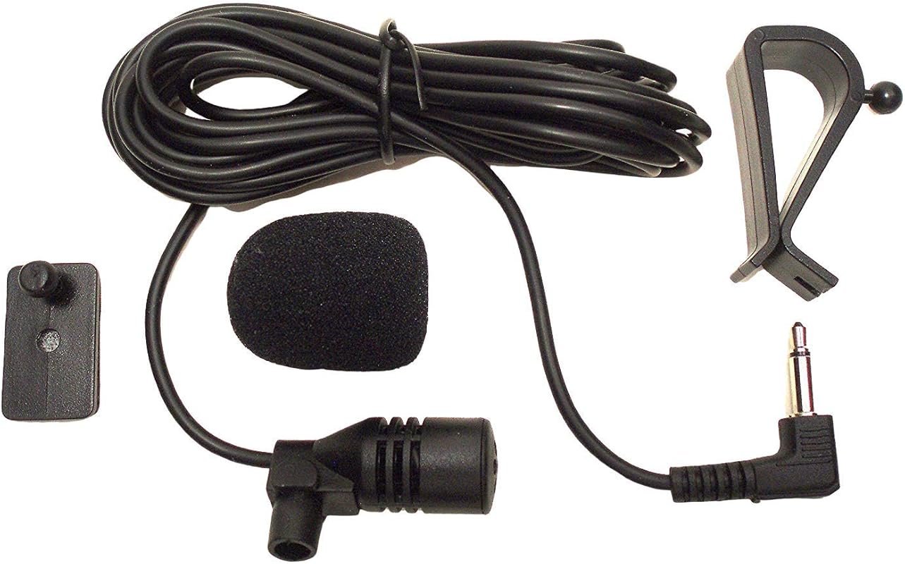 FingerLakes 3.5mm Microphone Assembly Mic for Car Vehicle Head Unit Bl