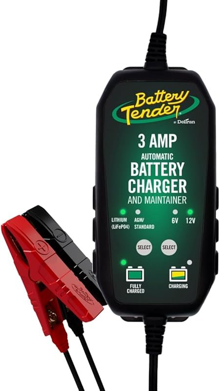 Battery Tender 3 AMP Smart Charger for Motorcycle Batteries in Cold We