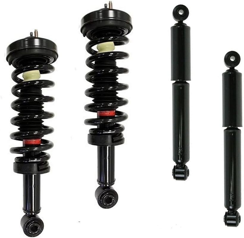 Front Strut Assemblies with Springs and Mounts and Rear Shocks for 4WD