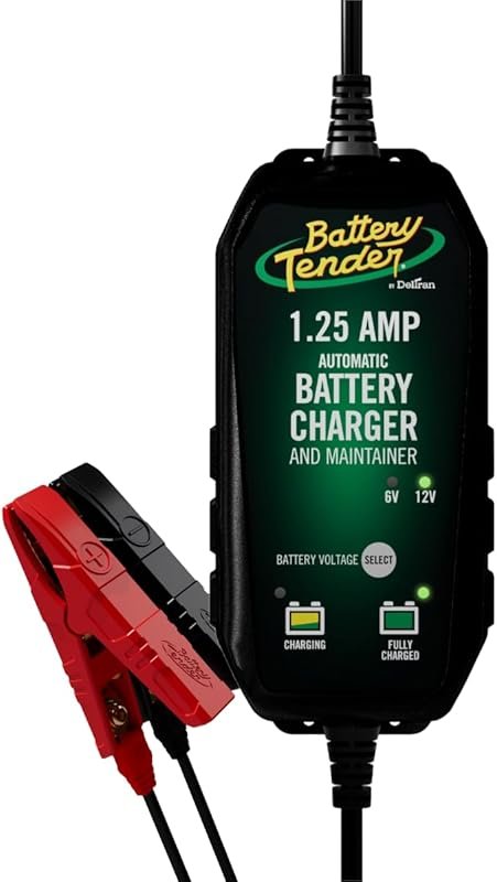 Battery Tender Plus 12V 1.25 AMP 6V/12V Selectable Charger Maintainer 