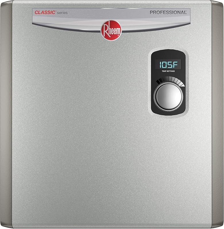 Rheem RTEX-24 24kW Electric Tankless Water Heater, designed for large 