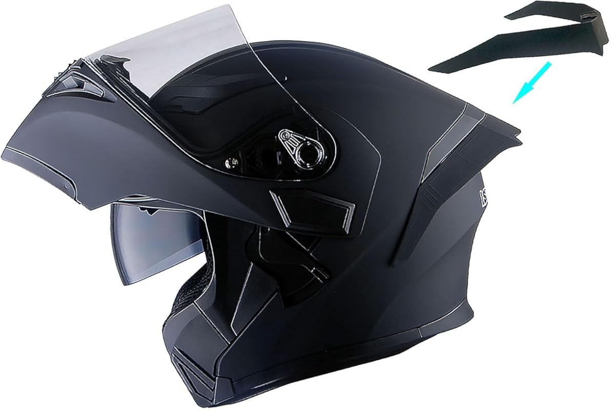 1Storm Modular Full Face Motorcycle Helmet with Flip-Up Design and Dua