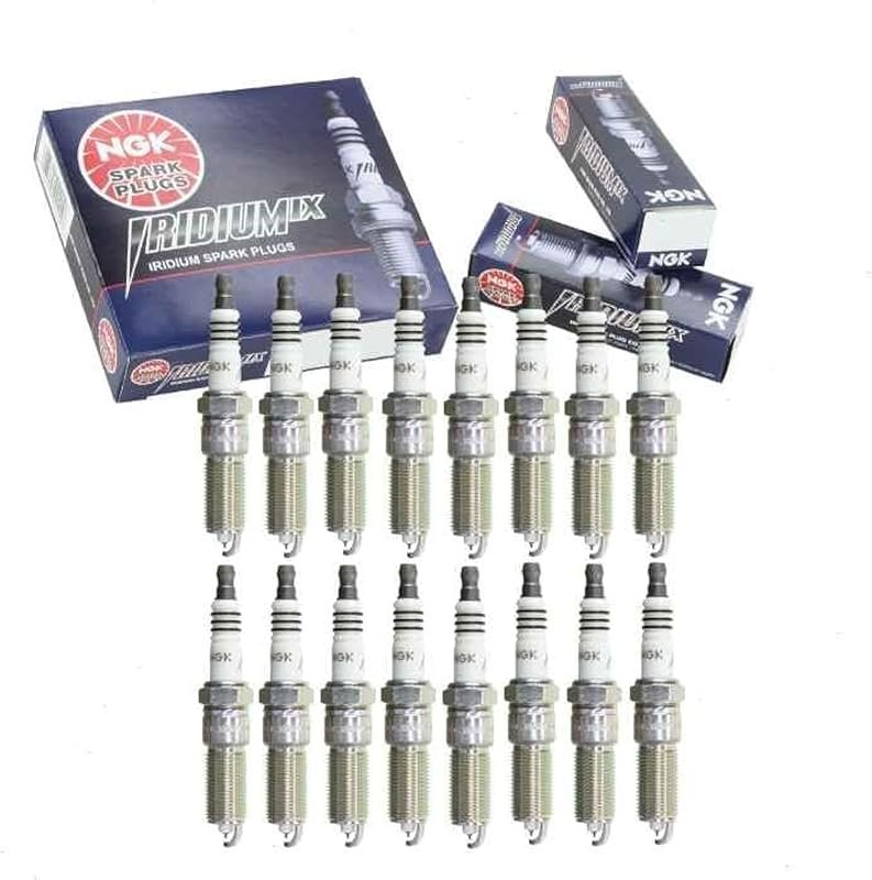 Set of 16 NGK Iridium IX Spark Plugs for 2004 Dodge Ram 1500 5.7 HEMI