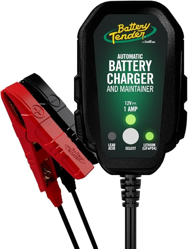 Battery Tender Junior 12V 800mA Charger for Lead Acid and Lithium Moto