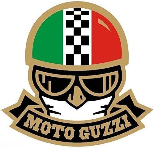 Moto Guzzi Emblem Sticker for Motorcycle Helmet Car Bumper and Tool Bo