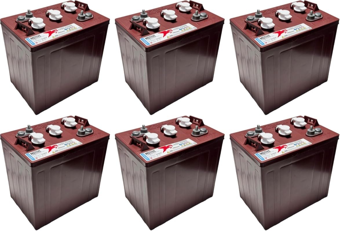 Trojan T-105 Plus 6V 225Ah Deep Cycle Flooded Battery for Golf Carts a