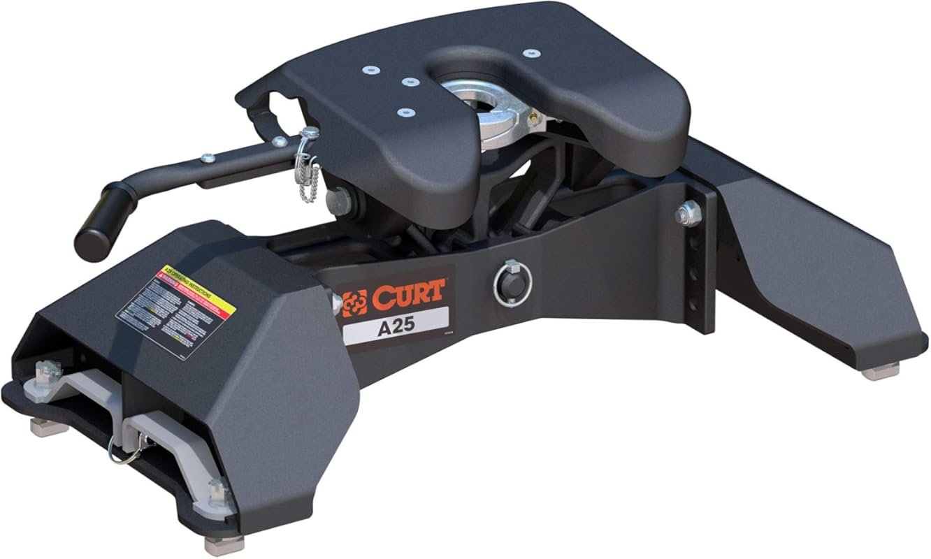 CURT 5th Wheel Hitch for Ford F-250 with 24,000 lbs Capacity and Puck 