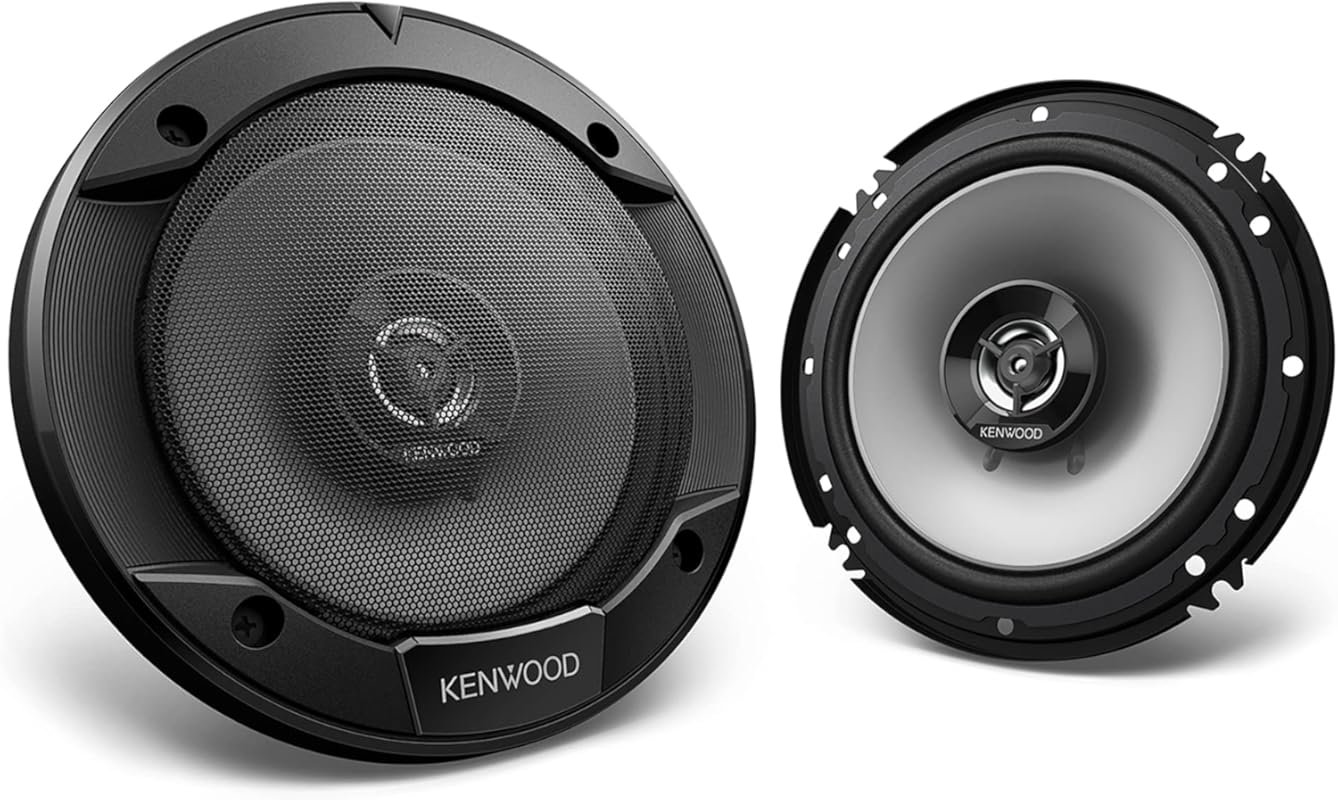 Kenwood KFC-1666S 6.5-Inch 2-Way Car Speakers provide powerful sound a