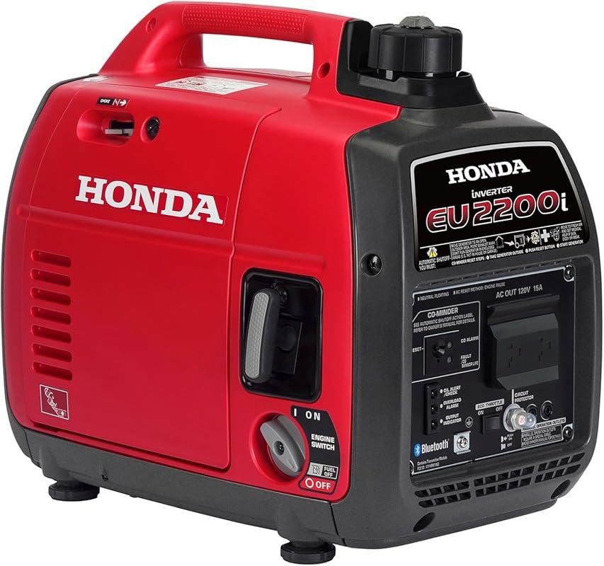 Honda EU2200i 2200 Watt Portable Inverter Generator with CO-Minder for