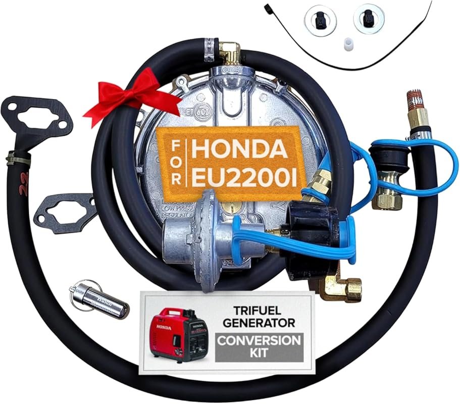 Best Hutch Mountain Tri-Fuel Natural Gas Conversion Kit for Honda EU22