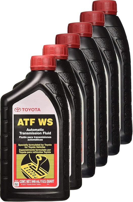 Toyota 00289-ATFWS Automatic Transmission Fluid, 192 Ounces, 6 Pack